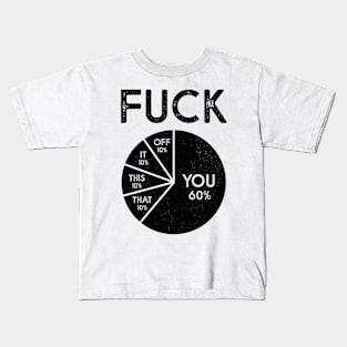 Fuck Pie Chart Kids T-Shirt